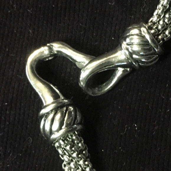 Silver Tone Chains with Rhinestone Disco Balls - Picture 9 of 15